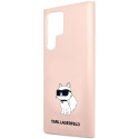 Karl Lagerfeld KLHCS23LSNCHBCP S23 Ultra S918 hardcase pink/pink Silicone Choupette