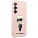 Karl Lagerfeld KLHCS23MSNIKBCP S23+ S916 hardcase pink/pink Silicone Ikonik Karl Lagerfeld KLHCS23MSNIKBCP S23+ S916 hardcase pink/pink Silicone Ikonik