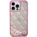 Guess GUHCP14XLC4PSGP iPhone 14 Pro Max 6.7" pink/pink hardcase Liquid Glitter 4G Transculent Guess GUHCP14XLC4PSGP iPhone 14 Pro Max 6.7" pink/pink hardcase Liquid Glitter 4G Transculent