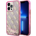 Guess GUHCP14XLC4PSGP iPhone 14 Pro Max 6.7" pink/pink hardcase Liquid Glitter 4G Transculent Guess GUHCP14XLC4PSGP iPhone 14 Pro Max 6.7" pink/pink hardcase Liquid Glitter 4G Transculent