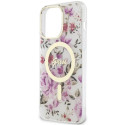 Guess GUHMP14XHCFWST iPhone 14 Pro Max 6.7" transparent hardcase Flower MagSafe Guess GUHMP14XHCFWST iPhone 14 Pro Max 6.7" transparent hardcase Flower MagSafe
