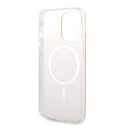 Guess GUBPP13LH4EACSP Set Case+ Charger iPhone 13 Pro pink/pink hard case 4G Print MagSafe