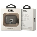 Karl Lagerfeld KLAPHNKCTGK Airpods Pro cover black/black Glitter Karl&Choupette