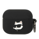 Karl Lagerfeld KLAPRUNCHK AirPods Pro cover black/black Silicone Choupette Head 3D