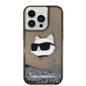 Karl Lagerfeld KLHCP14XLNCHCK iPhone 14 Pro Max 6.7" black/black hardcase Glitter Choupette Head