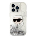 Karl Lagerfeld KLHCP14LLNKHCH iPhone 14 Pro 6.1" silver/silver hardcase Glitter Karl Head Karl Lagerfeld KLHCP14LLNKHCH iPhone 14 Pro 6.1" silver/silver hardcase Glitter Karl Head