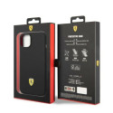 Ferrari FEHMSIP14SBK iPhone 14 / 15 / 13 6.1" black/black hardcase Silicone Metal Logo Magsafe