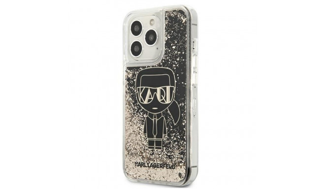 Karl Lagerfeld KLHCP13LLGGKBK iPhone 13 Pro/ 13 6.1"black/black hardcase Liquid Glitter Gatsby