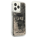 Karl Lagerfeld KLHCP13LLGGKBK iPhone 13 Pro/ 13 6.1"black/black hardcase Liquid Glitter Gatsby