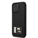 Karl Lagerfeld KLHCP13L3DKPK iPhone 13 Pro / 13 6.1" black/black hardcase Ikonik Patch Karl Lagerfeld KLHCP13L3DKPK iPhone 13 Pro / 13 6.1" black/black hardcase Ikonik Patch
