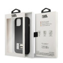 Karl Lagerfeld KLHCP13S3DKPK iPhone 13 mini 5.4" black/black hardcase Ikonik Patch Karl Lagerfeld KLHCP13S3DKPK iPhone 13 mini 5.4" black/black hardcase Ikonik Patch