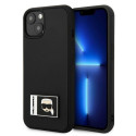 Karl Lagerfeld KLHCP13S3DKPK iPhone 13 mini 5.4" black/black hardcase Ikonik Patch Karl Lagerfeld KLHCP13S3DKPK iPhone 13 mini 5.4" black/black hardcase Ikonik Patch
