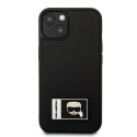 Karl Lagerfeld KLHCP13S3DKPK iPhone 13 mini 5.4" black/black hardcase Ikonik Patch Karl Lagerfeld KLHCP13S3DKPK iPhone 13 mini 5.4" black/black hardcase Ikonik Patch