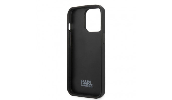Karl Lagerfeld KLHCP13XPMNIKPI iPhone 13Pro Max 6.7" kõvakate punane monogramm Ikonik Patch