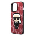 Karl Lagerfeld KLHCP13XPMNIKPI iPhone 13 Pro Max 6.7" hardcase red Monogram Ikonik Patch