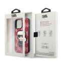 Karl Lagerfeld KLHCP13LPMNIKPI iPhone 13 Pro / 13 6.1" hardcase red Monogram Ikonik Patch