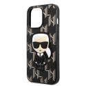 Karl Lagerfeld KLHCP13LPMNIKBK iPhone 13 Pro / 13 6.1" hardcase black/black Monogram Ikonik Patch