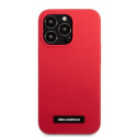 Karl Lagerfeld KLHCP13LSLMP1R iPhone 13 Pro / 13 6.1" hardcase red Silicone Plaque Karl Lagerfeld KLHCP13LSLMP1R iPhone 13 Pro / 13 6.1" hardcase red Silicone Plaque