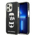Karl Lagerfeld KLHCP13LTPE2TK iPhone 13 Pro / 13 6.1" hardcase black/black Karl&Choupette Head Karl Lagerfeld KLHCP13LTPE2TK iPhone 13 Pro / 13 6.1" hardcase black/black Karl&Choupette Head