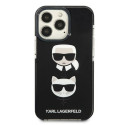Karl Lagerfeld KLHCP13LTPE2TK iPhone 13 Pro / 13 6.1" hardcase black/black Karl&Choupette Head Karl Lagerfeld KLHCP13LTPE2TK iPhone 13 Pro / 13 6.1" hardcase black/black Karl&Choupette Head