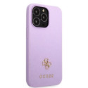 Guess GUHCP13XPS4MU iPhone 13 Pro Max 6.7" purple/purple hardcase Saffiano 4G Small Metal Logo Guess GUHCP13XPS4MU iPhone 13 Pro Max 6.7" purple/purple hardcase Saffiano 4G Small Metal Logo