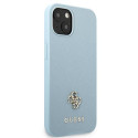 Guess GUHCP13SPS4MB iPhone 13 mini 5.4" blue/blue hardcase Saffiano 4G Small Metal Logo