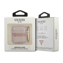 Guess GUA2HHTSP AirPods 1/2 cover pink/pink Strap Collection