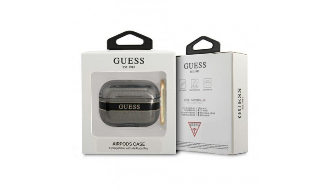 Guess GUAPHHTSK AirPods Pro cover black/black Strap Collection