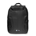 BMW backpack BMBP15SPCTFK 16" black/black Carbon&Leather Tricolor