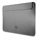 Guess Sleeve GUCS16PSATLG 16" silver/silver Saffiano Triangle Logo