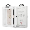 Guess GUBKP13X4GMGPI iPhone 13 Pro Max 6.7" pink/pink book 4G Big Metal Logo