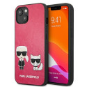 Karl Lagerfeld KLHCP13SPCUSKCP iPhone 13 mini 5.4" fuchsia/fuchsia hardcase Ikonik Karl & Choupette