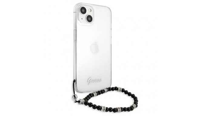 Guess GUHCP13MKPSBK iPhone 13 / 14 /15 6.1" Transparent hardcase Black Pearl