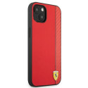 Ferrari FESAXHCP13SRE iPhone 13 mini 5.4" red/red hardcase On Track Carbon Stripe