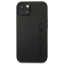 AMG AMHCP13SDOLBK iPhone 13 mini 5.4" black/black hardcase Leather Hot Stamped
