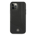 Mercedes MEHCP12LCDOBK iPhone 12 Pro Max 6.7" black/black hardcase Leather Perforated Area