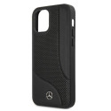 Mercedes MEHCP12LCDOBK iPhone 12 Pro Max 6.7" black/black hardcase Leather Perforated Area