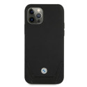 BMW BMHCP12MRSWPK iPhone 12/12 Pro 6.1" black hardcase Leather Perforate