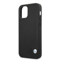 Case BMW BMHCP12LRCDPK iPhone 12 Pro Max 6.7" black/black hardcase Leather Deboss