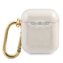 Guess GUA2UCG4GD AirPods 1/2 cover gold/gold Glitter Collection