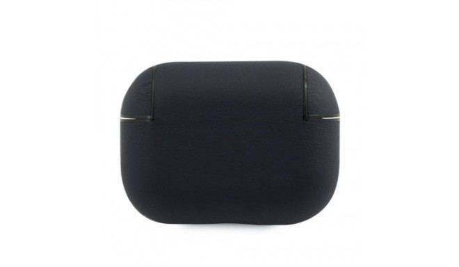 BMW BMAPSSLNA AirPods Pro cover navy Geniune Leather Silver Logo