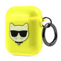 Karl Lagerfeld KLA2UCHFY AirPods cover yellow/yellow Choupette