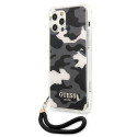 Guess GUHCP12LKSARBK iPhone 12 Pro Max 6.7" black/black hardcase Camo Collection