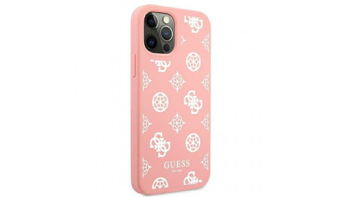 Guess GUHCP12LLSPEWPI iPhone 12 Pro Max 6.7" roosa kõva ümbris Peony Collection
