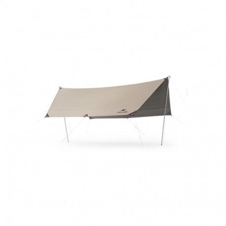 Tarp sky ti must kuusnurk c2350ws010-khaki NATUREHIKE