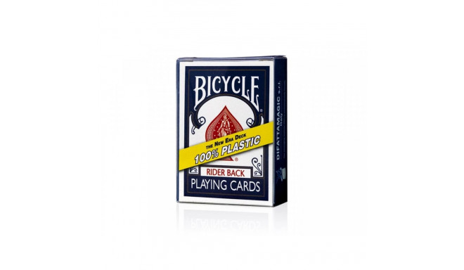 Bicycle Rider Back Plastic Playing Cards (Blue)