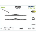 Valeo Silencio 525+475mm 574290 щётки стеклоочистителя