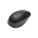 Logitech M190 Full-Size Wireless Mouse, RF Wireless, 1000 DPI, Charcoal