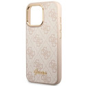 Guess GUHCP14LHG4SHP iPhone 14 Pro 6.1" pink/pink hard case 4G Vintage Gold Logo Guess GUHCP14LHG4SHP iPhone 14 Pro 6.1" pink/pink hard case 4G Vintage Gold Logo