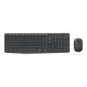Logitech MK235 keyboard Mouse included USB QWERTY US International Grey